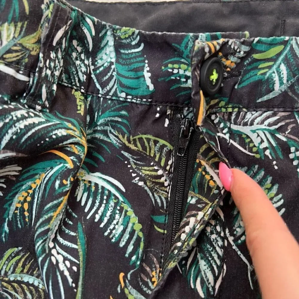 Tommy Bahama Swim Trunks Island Active Palm Tree Tropical Print Men’s size XL